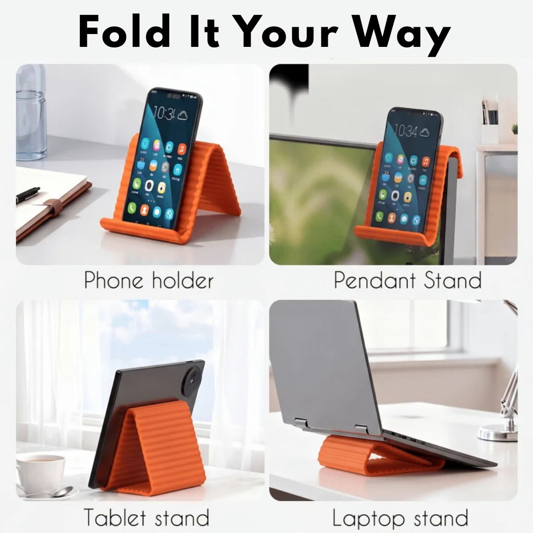 Flexi Multi-Angle Phone Stand – Foldable & Adjustable