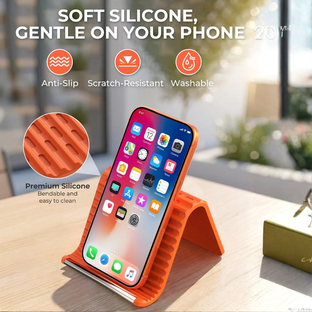 Flexi Multi-Angle Phone Stand – Foldable & Adjustable
