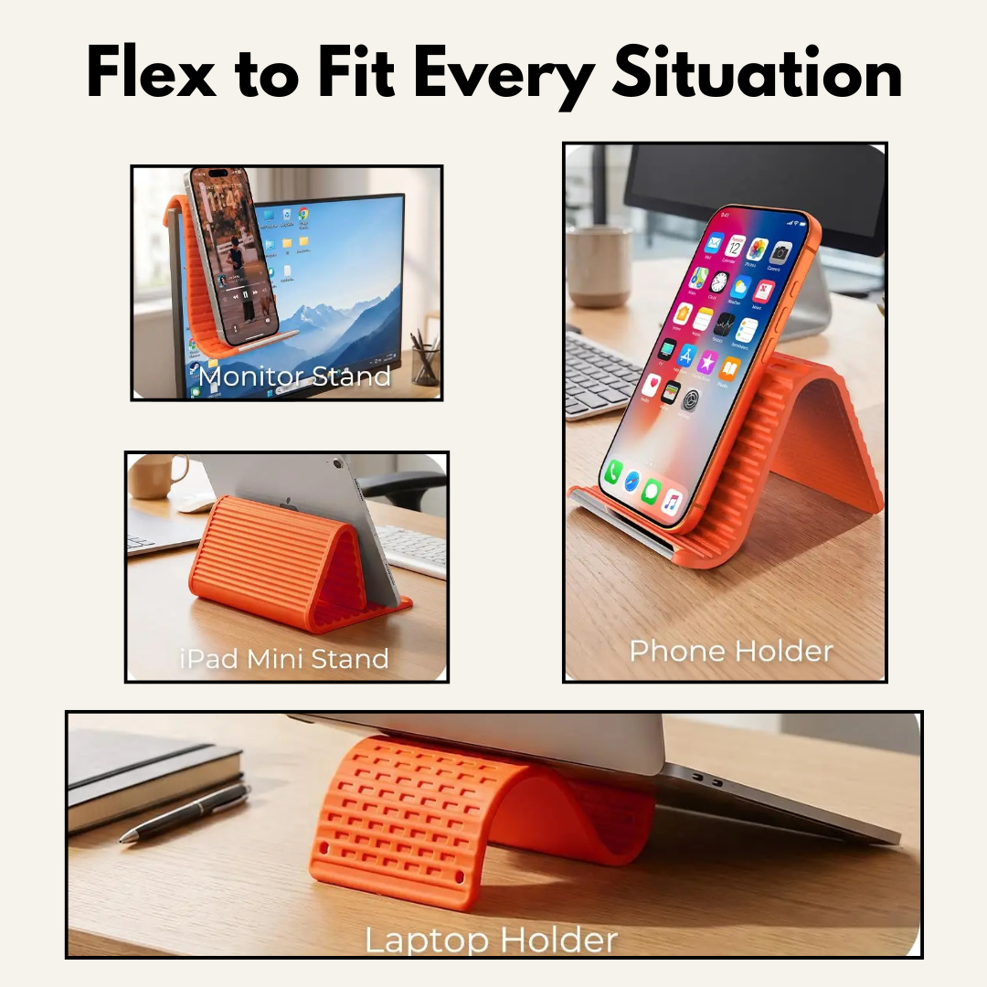 Flexi Multi-Angle Phone Stand – Foldable & Adjustable