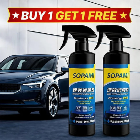 Sopami Germany Car Coating Spray 50ml (🔥Buy 1 🔥Get 1 Free) – Quick Shine & Protection Formula