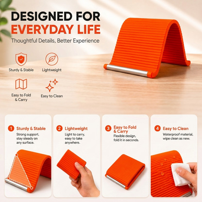 Flexi Multi-Angle Phone Stand – Foldable & Adjustable